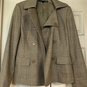 Linda Allard Ellen Tracy Double breasted blazer